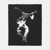 Couverture Polaire Air Sérieux - Skateboarder (Devant)