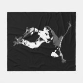 Couverture Polaire Air Sérieux - Skateboarder (Devant (Horizontal))