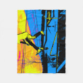 Couverture Polaire "Air Walking !" Scooter volant haut (Devant)