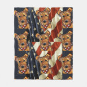 COUVERTURE POLAIRE AIRDALE TERRIER (Devant)