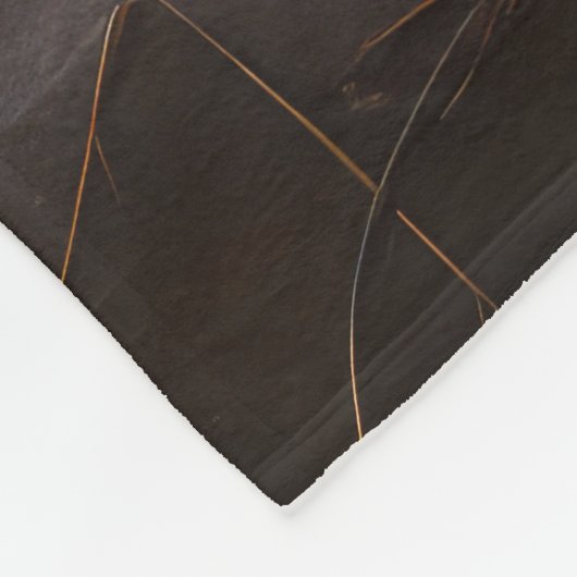 Couverture Polaire Airedale Chiot Automne Citrouille délice (Coin)