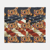 COUVERTURE POLAIRE AIREDALE TERRIER (Devant (Horizontal))