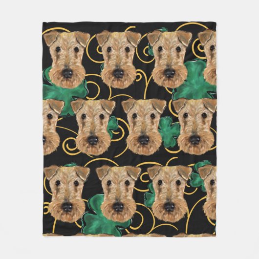 COUVERTURE POLAIRE AIREDALE TERRIER (Devant)