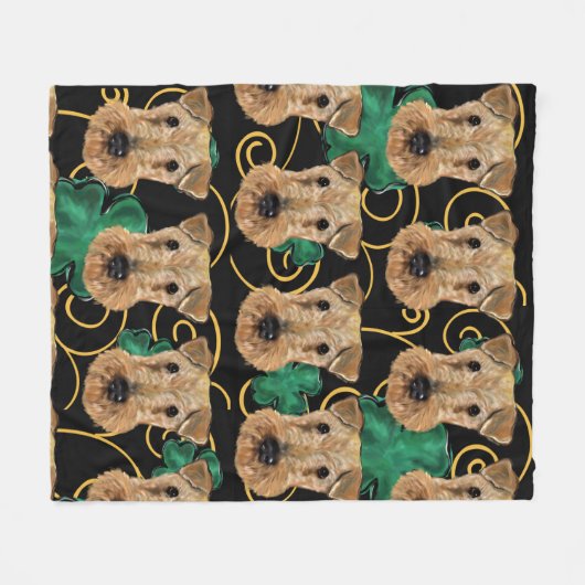 COUVERTURE POLAIRE AIREDALE TERRIER (Devant (Horizontal))