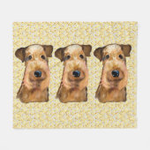 COUVERTURE POLAIRE AIREDALE TERRIER (Devant (Horizontal))