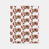 Couverture Polaire Airedale Terrier Chien race Noël (Devant)