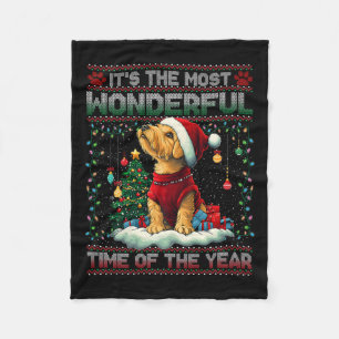 Couverture Polaire Airedale Terrier Décorations d'arbres de Noël Chie