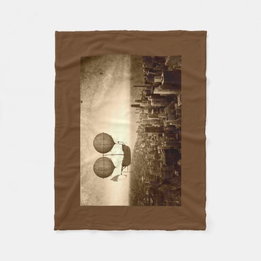 Couverture Polaire Airship Over Chicago (Devant)