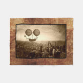 Couverture Polaire Airship Over Chicago (Devant (Horizontal))