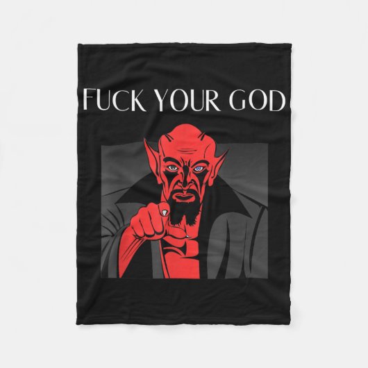 Couverture Polaire Aist Goat Satan Baphomet GIft (Devant)