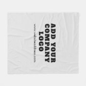 Couverture Polaire Ajouter Business Logo Hôtel Guest House (Devant (Horizontal))