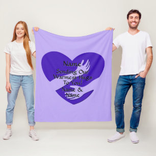 Couverture Polaire Ajouter des noms Changer tout le coeur du texte En