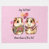 Couverture Polaire Ajouter des noms Changer tout le texte Guinée Chie (Devant (Horizontal))