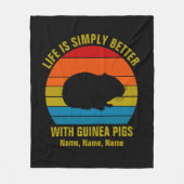 Couverture Polaire Ajouter des noms Changer tout le texte, Vie mieux  (Devant)