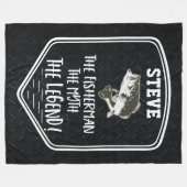 Couverture Polaire Ajouter Le Nom Le Pêcheur Le Mythe La Légende La P (Devant (Horizontal))