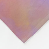 Couverture Polaire Ajouter le nom Texte, Pastels Peint Chat Siamais (Coin)