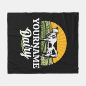 Couverture Polaire AJOUTER NOM Sunset Ferme laitière Pâturage Holstei (Devant (Horizontal))