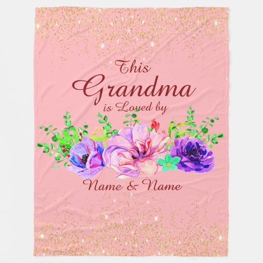 Couverture Polaire Ajouter ou modifier des noms Cette grand-mère est  (Devant)