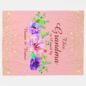 Couverture Polaire Ajouter ou modifier des noms Cette grand-mère est  (Devant (Horizontal))