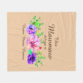 Couverture Polaire Ajouter ou modifier des noms - Cette Mawmaw appart (Devant (Horizontal))
