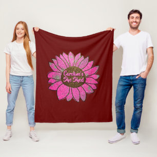 Couverture Polaire Ajouter un nom Changer le texte Elle Shop Pink Tou