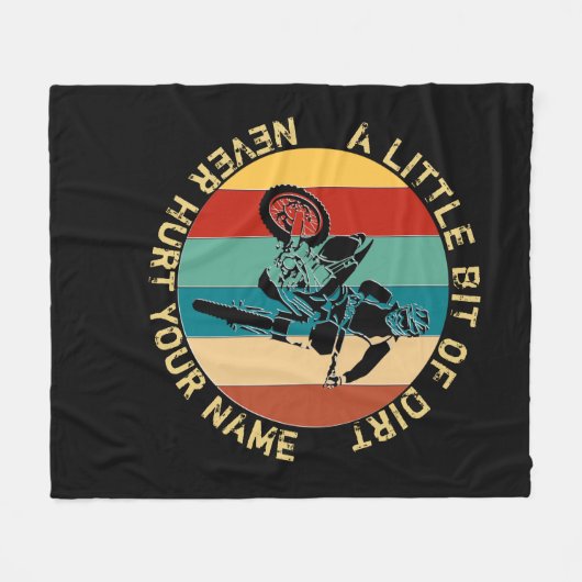 Couverture Polaire Ajouter un nom Changer le texte Petit peu de mal (Devant (Horizontal))