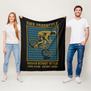 Couverture Polaire Ajouter un nom Changer tout le texte BMX Freestyle