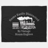 Couverture Polaire Ajouter un nom Changer tout le texte Facile distra (Devant (Horizontal))