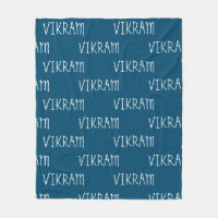 Ajouter un nom Fleece Blanket