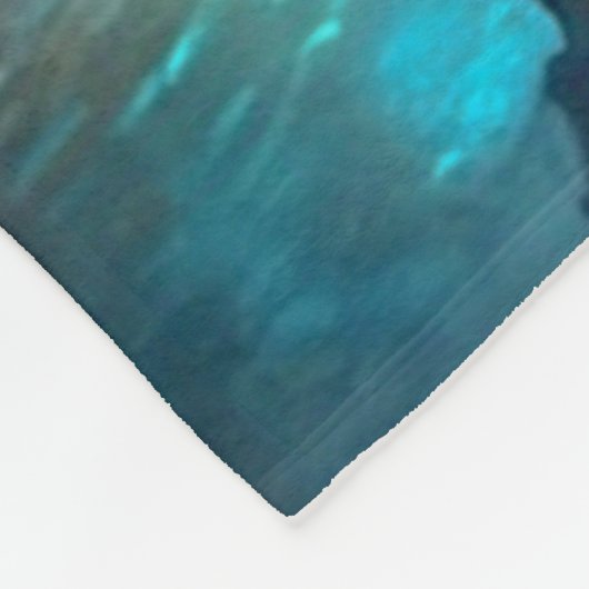 Couverture Polaire Ajouter un nom, Golden Red & Blue Iridescagon Drag (Coin)