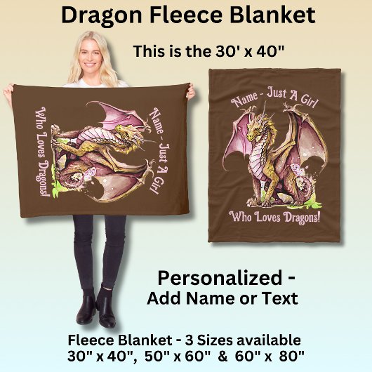 Couverture Polaire Ajouter Un Nom - Juste Une Fille Qui Aime Les Drag