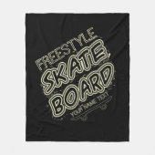 Couverture Polaire Ajouter un nom Style Ville Texte Plaque de patinag (Devant)