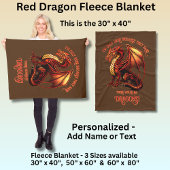 Couverture Polaire Ajouter Un Nom Texte - Seulement Ici Parce Que Dit