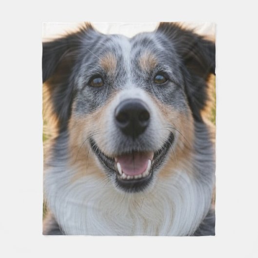 Couverture Polaire Ajouter une Personnaliser photo pour animaux domes (Devant)