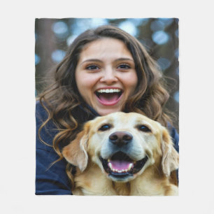 Couverture Polaire Ajouter une photo de Labrador Retriever Personnali