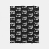 Couverture Polaire Ajouter votre logo Répéter Motif Modèle modifiable (Devant)