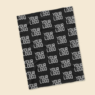 Couverture Polaire Ajouter votre logo Répéter Motif Modèle modifiable