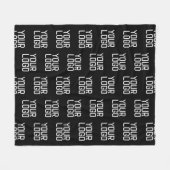 Couverture Polaire Ajouter votre logo Répéter Motif Modèle modifiable (Devant (Horizontal))