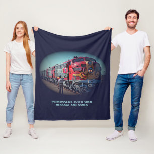 Couverture Polaire Ajouter votre message et vos noms, Moteur de train