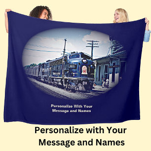Couverture Polaire Ajouter votre message et vos noms, Moteur de train