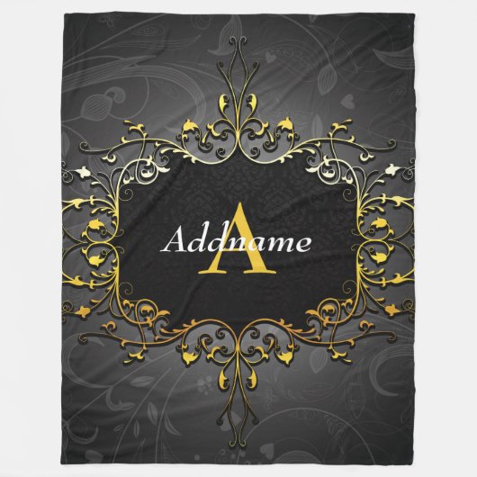 Couverture Polaire Ajouter votre nom et votre initiale (Devant)