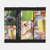 Couverture Polaire Ajouter votre propre texte et photos (Devant (Horizontal))