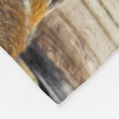 Couverture Polaire AJOUTEZ la photo d'écureuil (Coin)