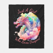 Couverture Polaire Ajoutez Un Texte De Nom, Juste Une Fille Qui Aime  (Devant)