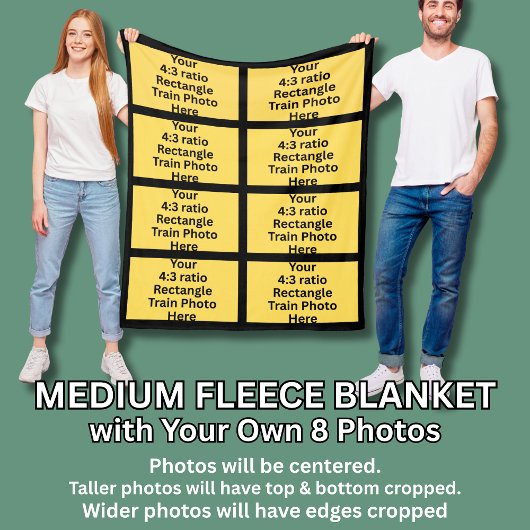 Couverture Polaire Ajoutez vos propres 8 photos de train