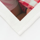 Couverture Polaire Ajoutez votre propre modèle de collage des photos (Coin)