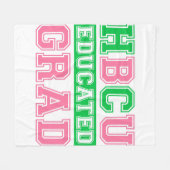 Couverture Polaire AKA HBCU Educated Grad 1908 AKA (Devant (Horizontal))