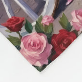 Couverture Polaire Akita Dog Valentine's Day (Coin)