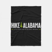 Couverture Polaire Alabama Hike Little River Canyon Tree Retro Graphi (Devant)