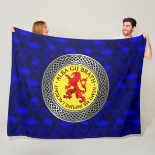 Couverture Polaire Alba Gu Brath Lion Rampant noeud